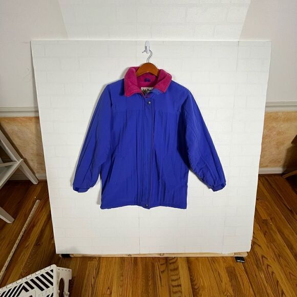 L.L. Bean Blue and Pink Ski Jacket - Picture 2 of 11